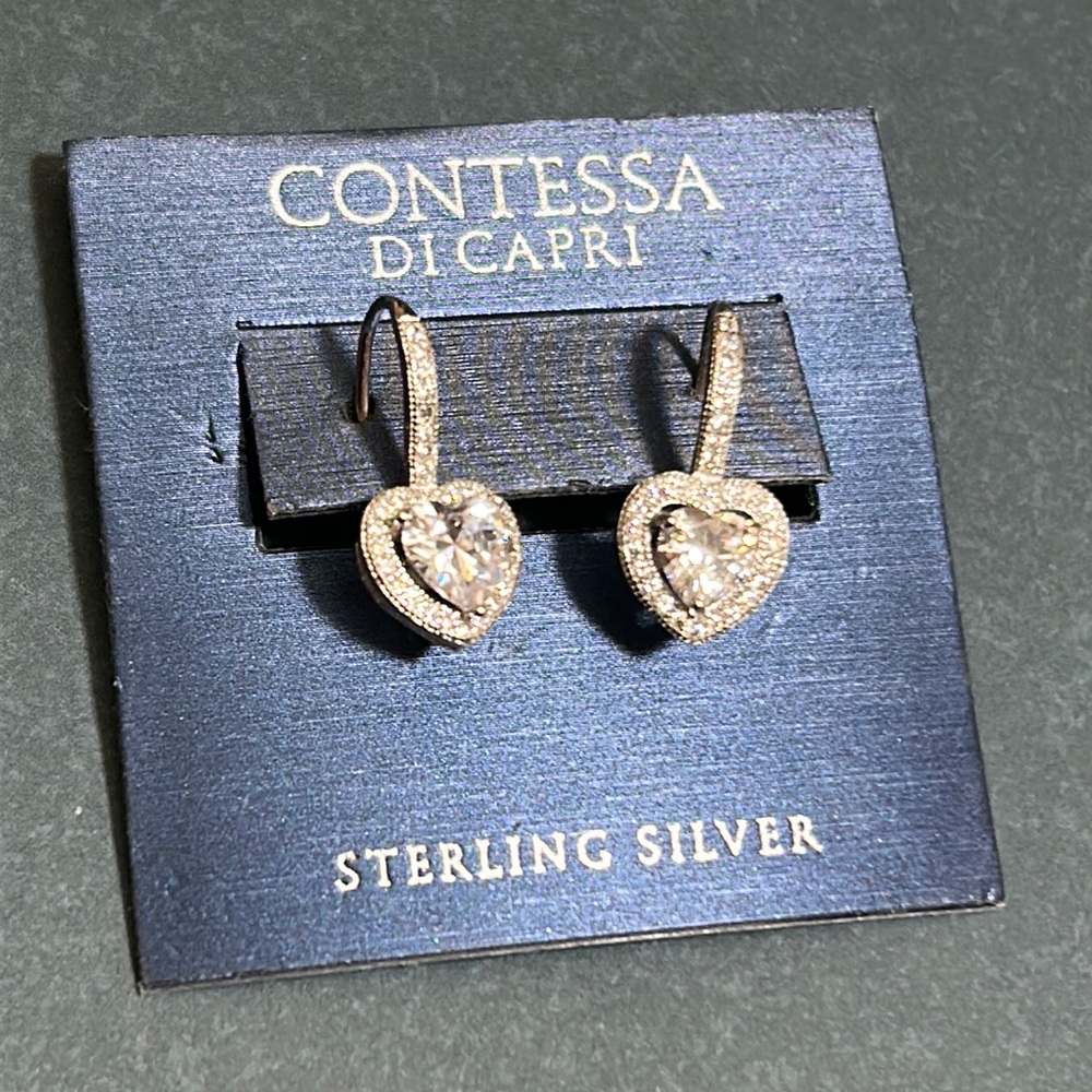 Heart-Shaped Contessa Di Capri Earrings
